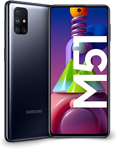 Samsung Galaxy M51 - Smartphone débloqué 4G - Noir - Version Française [Exclusivité Amazon]